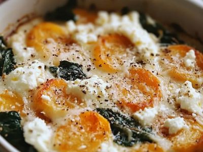 Gratin Épinards Feta : Recette Réconfortante pour l&rsquo;Automne