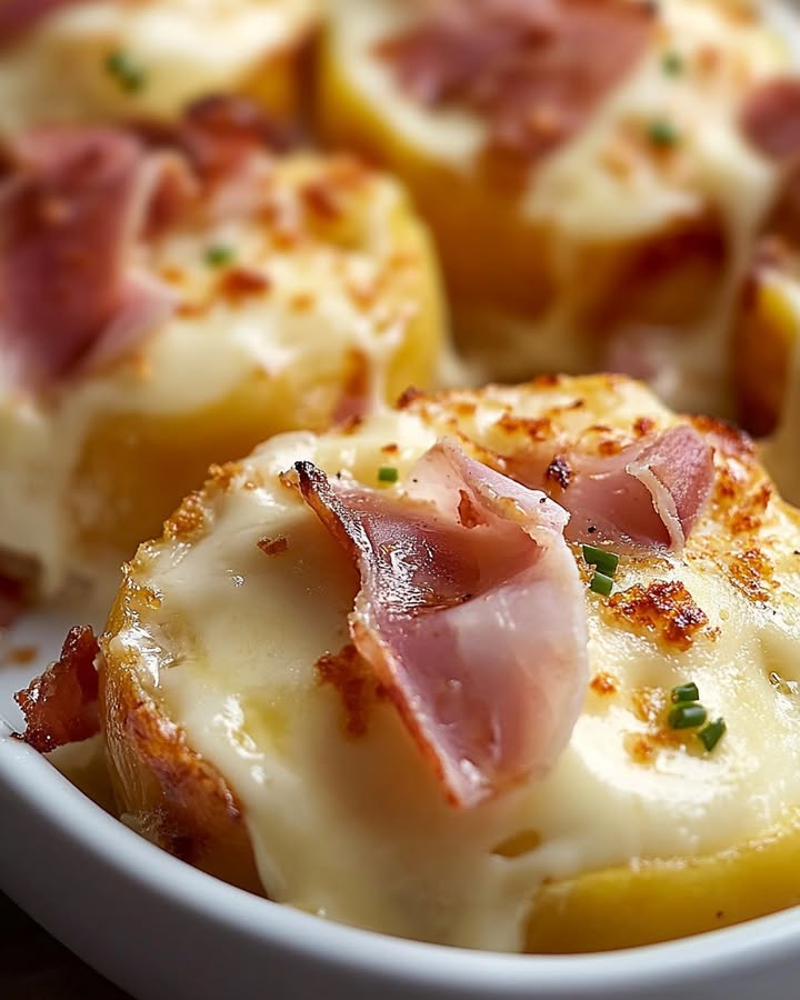 gratin oeufs jambon