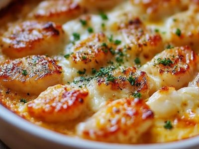 Gratin Noix de Saint-Jacques Crevettes : Recette Élégante et Gourmande
