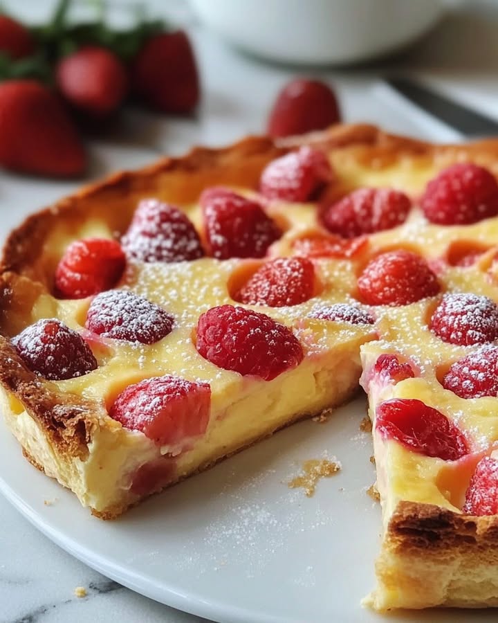 Clafoutis Fraises Savoureux : Recette Facile et Délicieuse 2 clafoutis fraises