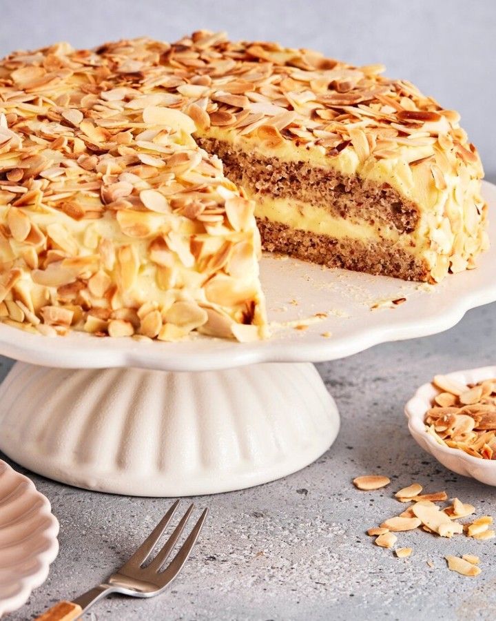 Découvrez la Recette du Gâteau Amandes Suédois Facile et Délicieux 2 g teau aux amandes