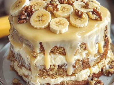 Gâteau Banane Noix : Recette Facile et Délicieuse