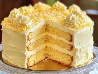 Gâteau Crémeux Citron : Recette Facile et Délicieuse