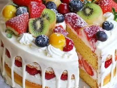 Gâteau Fruité Crémeux : Recette Facile et Délicieuse