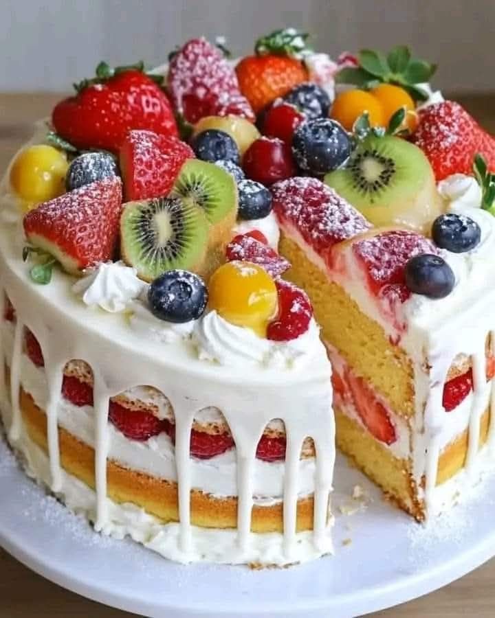 Gâteau Fruité Crémeux : Recette Facile et Délicieuse 2 g teau fruit cr