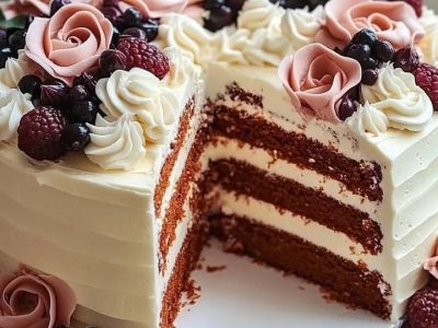 Gâteau Mon Chéri: Symphonie de Chocolat et Cerises Luxueuses