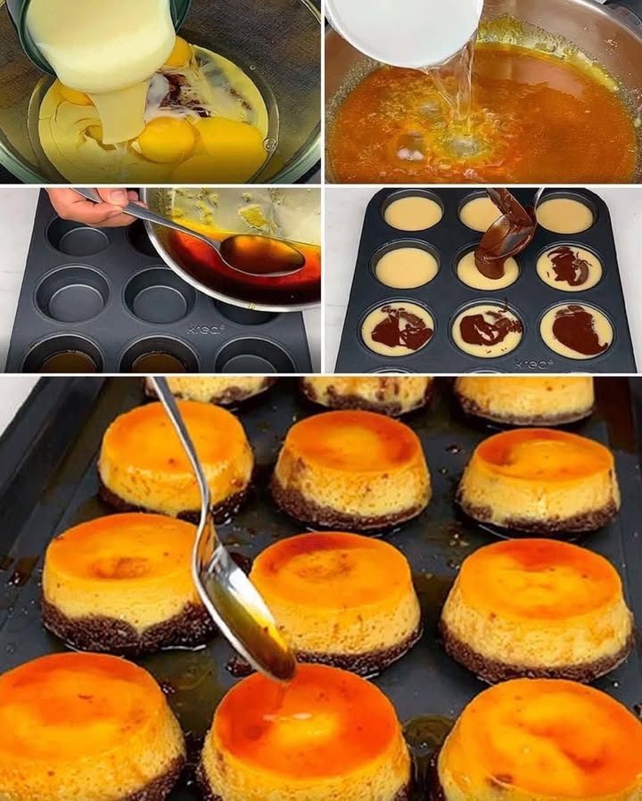 Mini ChocoFlan Délicieux : Recette Gourmande et Originale 2 mini chocoflan d