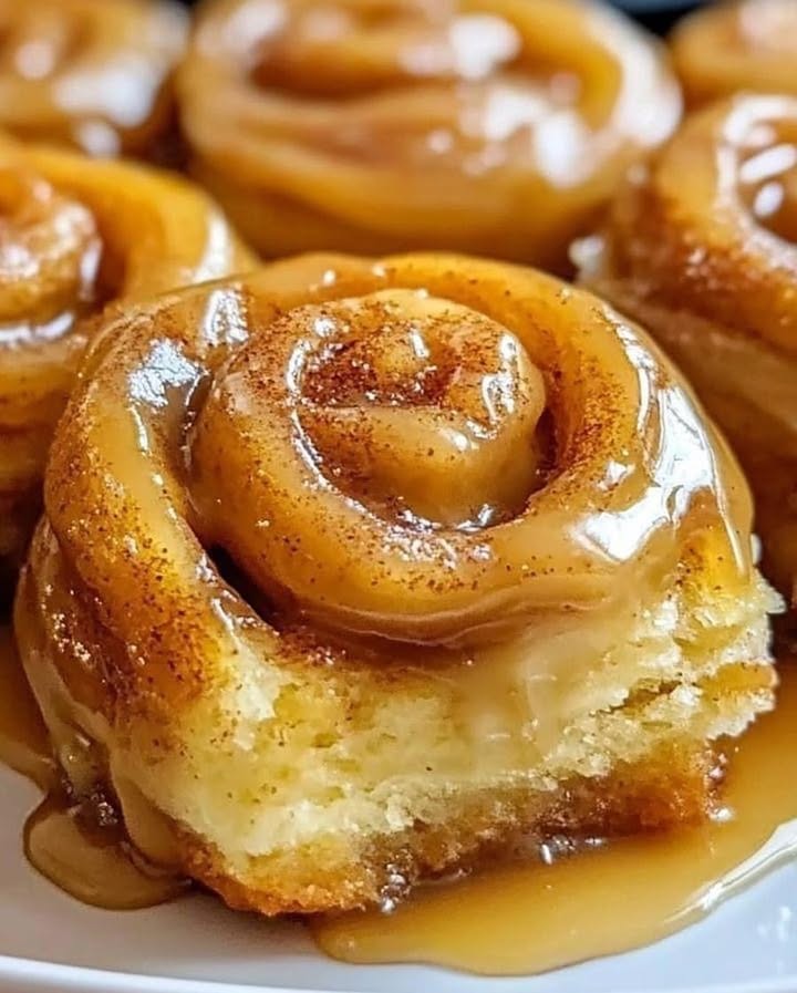 Roulés Caramel Cannelle : Recette Gourmande pour un Réveil Délicieux 2 roul s caramel cannelle
