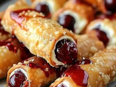 Roulés Cheesecake Cerise: Recette Rapide et Délicieuse