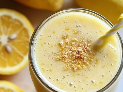 Smoothie Citron Gingembre Énergisant et Rafraîchissant