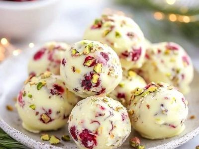 Truffes Pistaches Cranberries : Recette Facile et Délicieuse