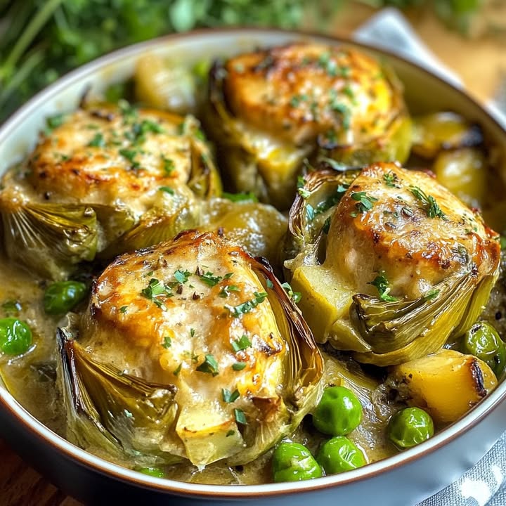 Artichauts Farcis Savoureux : Recette Méditerranéenne Raffinée 2 artichauts farcis