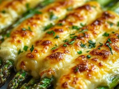Asperges Crémeuses Gratinées : Recette Facile et Délicieuse