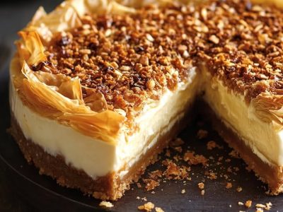 Recette Baklava Cheesecake Délice : Saveurs Exquises et Facile à Faire