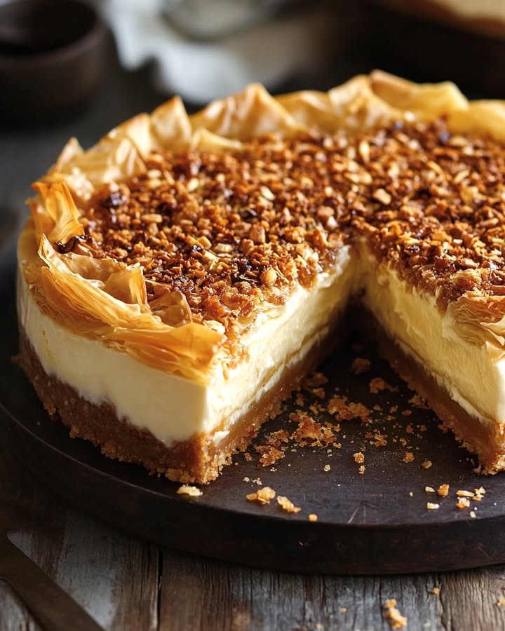Recette Baklava Cheesecake Délice : Saveurs Exquises et Facile à Faire 2 baklava cheesecake d lice 1