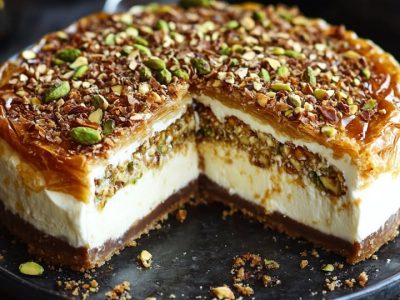 Baklava Cheesecake Délice : Fusion Gourmande Orient-Occident
