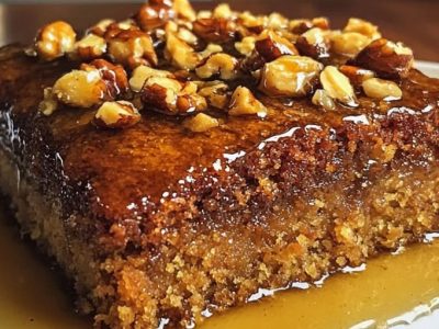 Découvrez le Karithopita : Gâteau Grec Noix Moelleux