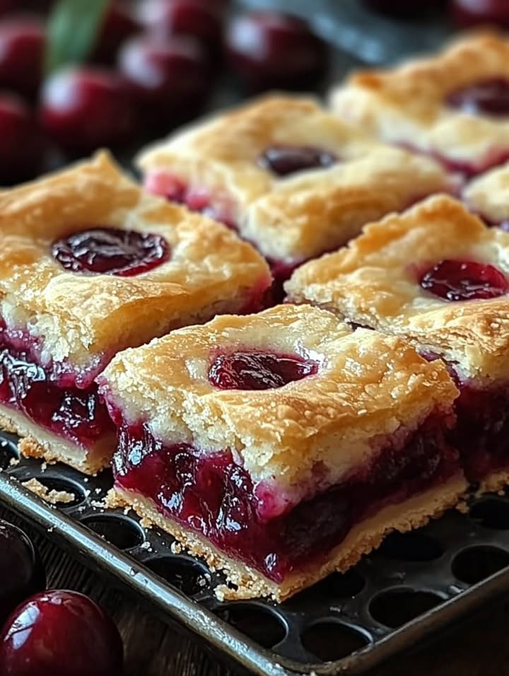 Bars Cerises Gourmandes : Recette Facile et Délicieuse 2 bars cerises gourmandes