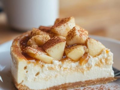 Barres Cheesecake Caramel aux Pommes : Recette Délicieuse et Facile