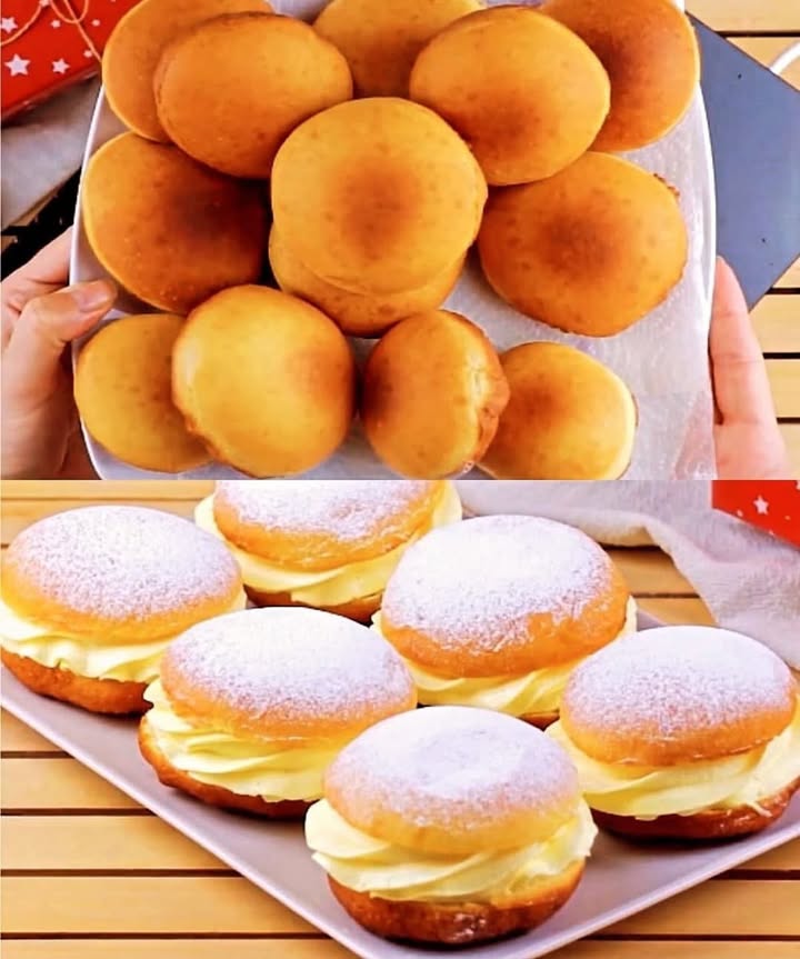 Beignets Crémeux Délicieux : Recette Simple et Gourmande 2 beignets cr meux d