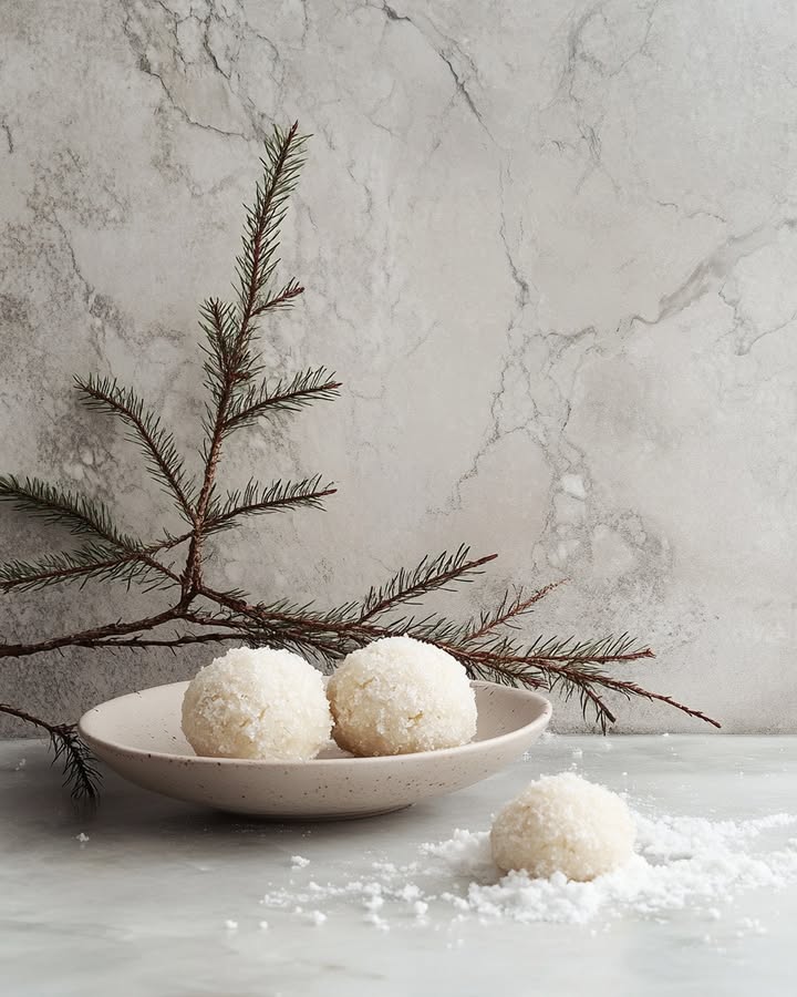 Biscuits Boule Neige : Recette Facile et Délicieuse pour Noël 2 biscuits boule neige