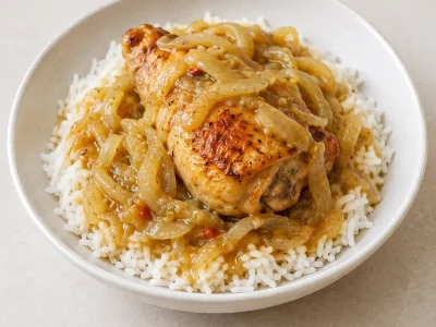 Poulet yassa sénégalais