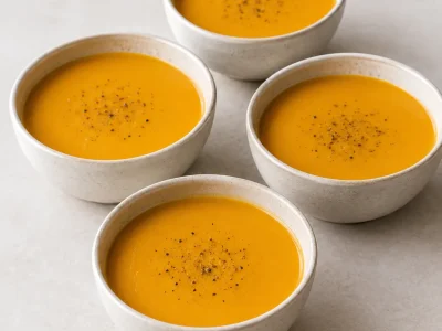 Soupe de butternut veloutée