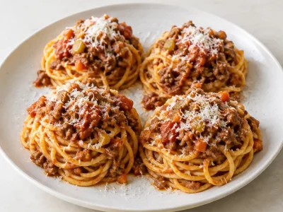 Spaghetti bolognaise maison